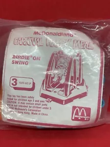 Vintage McDonald’s Happy Meal McDonaldland Carnival Birdie On Swing NOS 1990 - Picture 1 of 3