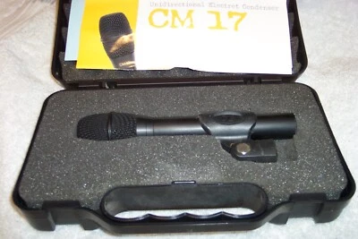 CAD CM17 Unidirectional Electret Condenser Microphone, Phantom/ Battery powered - Image 1 of 4
