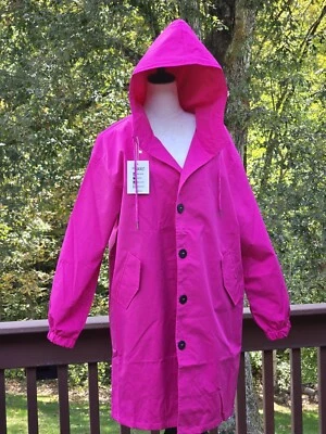 NUEVO CON ETIQUETAS WJACKET Chaqueta de Lluvia Mujer 2XL Rosa Caliente / Frambuesa Foto 1 de 4