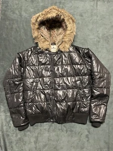 Vintage Japanese Woolrich Raccoon Fur Hood Puffer Jacket - Picture 1 of 8