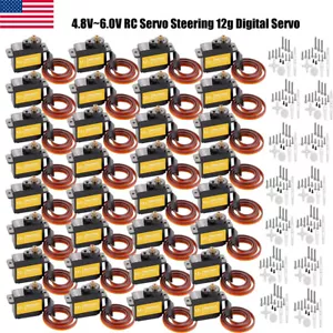 12g Digital Servo with Metal Mount 15T Arm Horn for 1/24 RC Car AX24 SCX24 - Picture 1 of 14