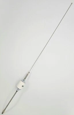 Hustler -Beer can/Redneck Coil Antenna, Trucker Center Load Antenna -SCB-S White - Image 1 of 4