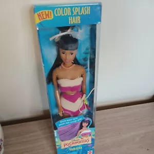 Disney 1995 Pocahontas Nakoma Color Splash Hair Doll NIB Mattel 14867 Vintage - Picture 1 of 4