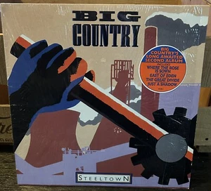 Big Country Steeltown LP Original 1984 Mercury Pressing Shrink Wrap And Hype - Picture 1 of 3