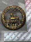 Original British Army Ww1 / Ww2 South Wales Borderer's Regiment Cap Badge
