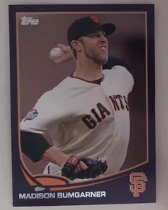 2013 Topps Baseball Purple #379 Madison Bumgarner EXCELLENT/NEAR MINT 379 TRU - Picture 1 of 3