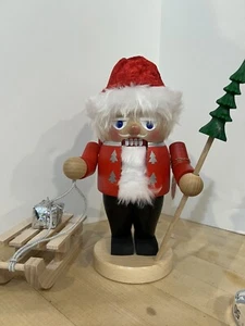 Steinbach Troll Nutcracker, Santa with Sleigh, 10.5" Handmade In Germany - Picture 1 of 7