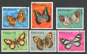 PANAMA 1968, BUTTERFLIES, Scott C483-C483E, VERY FINE USED - Picture 1 of 1