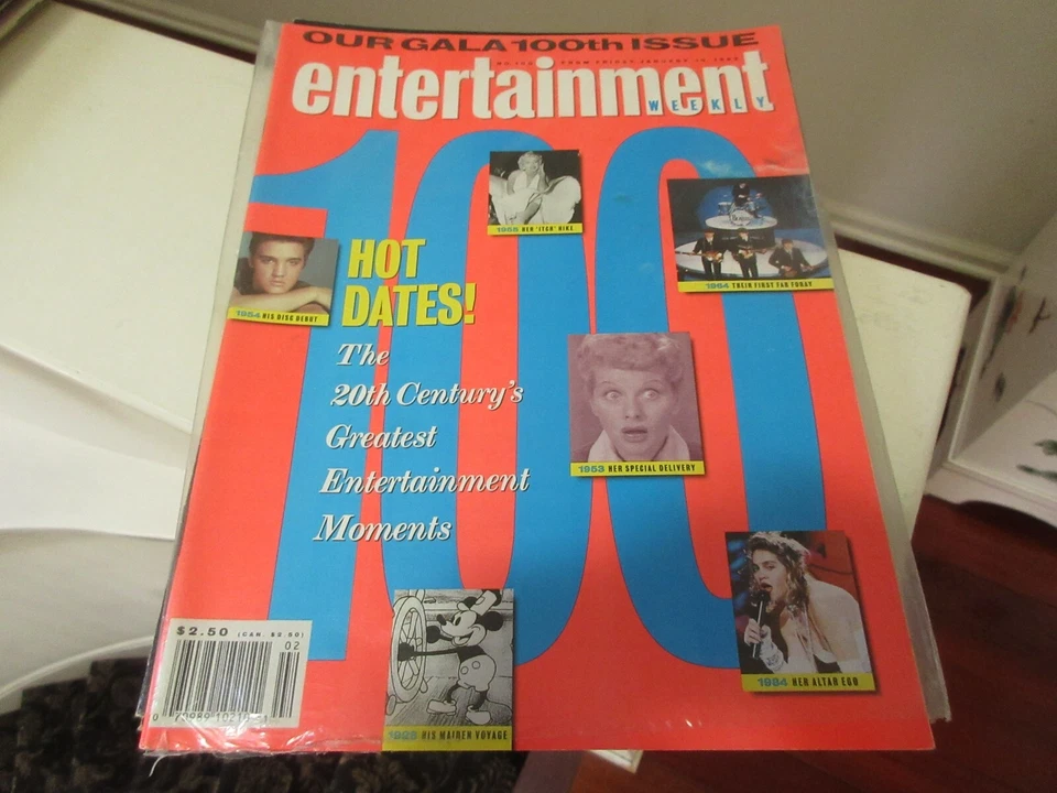 Gala 100th Issue , Entertainment Weekly , Jan101992 , Hot Dates , Marilyn Monroe - Image 1 of 1