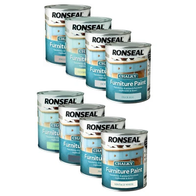 Ronseal One Coat vernice gessosa per mobili 750 ml tutti i colori disponibili - Immagine 1 di 4