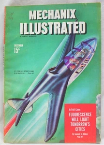MECHANIX ILLUSTRATED MAGAZINE DECEMBER 1944 WWII HOBBIES INVENTIONS SCIENCE NEWS - Picture 1 of 8