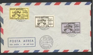 Busta 1958 - VATICANO - SEDE VACANTE 3v. - BUSTA FDC - LOTTO/30310 - Imagen 1 de 1