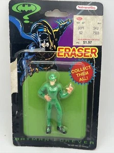 Vintage Batman Forever Riddler Noteworthy Eraser NIP DC Comics 1995 ~ Read - Picture 1 of 15
