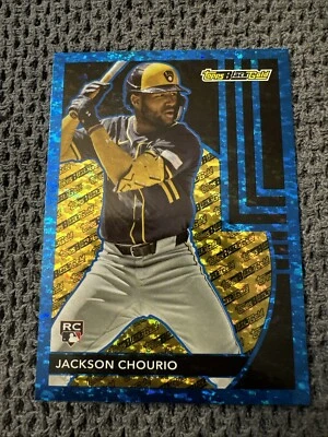 2024 Topps Update Series - Topps Black Gold Blue #BG-25 Jackson Chourio (RC) - Image 1 of 2