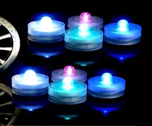 8x Wasserdichte LED Teelichter mit Farbwechsler | LED Kerze | LED Windlicht - Bild 1 von 1