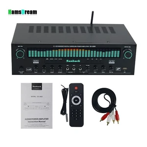 SR-3800 1000W 220V Bluetooth Amplifier 5.1CH Karaoke Digital Surround Power Amp - Picture 1 of 7