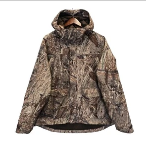 Cabela's Mens Dry Plus Mossy Oak Duck Blind Jacket Sz XL Camouflage Hunting Coat - Picture 1 of 15