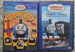 Thomas and Friends 2 DVD Bundle: Carnival Capers/Steamies vs. Diesels   - Picture 1 of 2