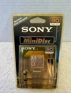Sony Premium Gold MiniDisc 80 Min Grabable (Paquete de 5) Sellado Extra Largo Play MDW8 - Imagen 1 de 4