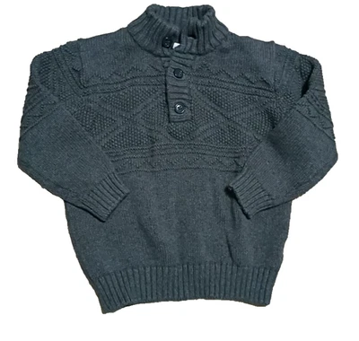 Suéter Janie and Jack Gris Niño Pequeño Manga Larga Talla 3T Foto 1 de 4