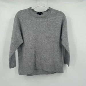 Banana Republic Damen Kaschmir Pullover Größe S minimalistisch weich luxuriös grau Strick - Bild 1 von 7
