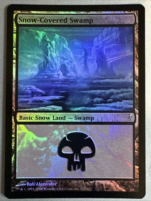 MTG / Snow-Covered Swamp / CSP / #153 / FOIL / Common / NM - Image 1 of 2