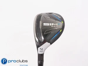 Left Handed TaylorMade SIM 2 MAX 22* 4 Hybrid - Ventus Blue 6-R Regular - 446695 - Picture 1 of 4