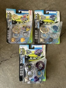 Beyblade Burst Turbo SlingShock LOT OF (3) Y4-M4-B4-Z4-Q4-E4 BRAND NEW - Picture 1 of 2