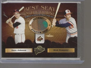 Topps 2005 Best Seat in the House Davey Johnson & Rick Dempsey #6/125 ORIOLES - Bild 1 von 2