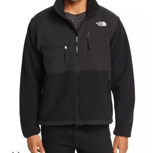 Chaqueta de rendimiento polar negra retro The North Face Denali para hombre talla M - Imagen 1 de 6