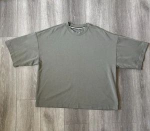 Camiseta Nike Gris Salvia Manga Caída Calce Grande Recortada Hombres L - Imagen 1 de 12