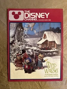 The Disney Channel Magazine March, 1986 The Wind In The Willows - Picture 1 of 4