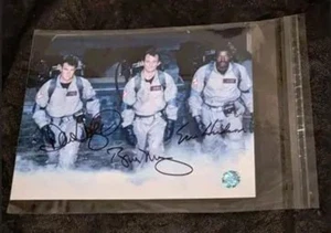 Dan Aykroyd, Bill Murray, Ernie Hudson Ghostbusters Signed 8x10 Photo with coa - Picture 1 of 2