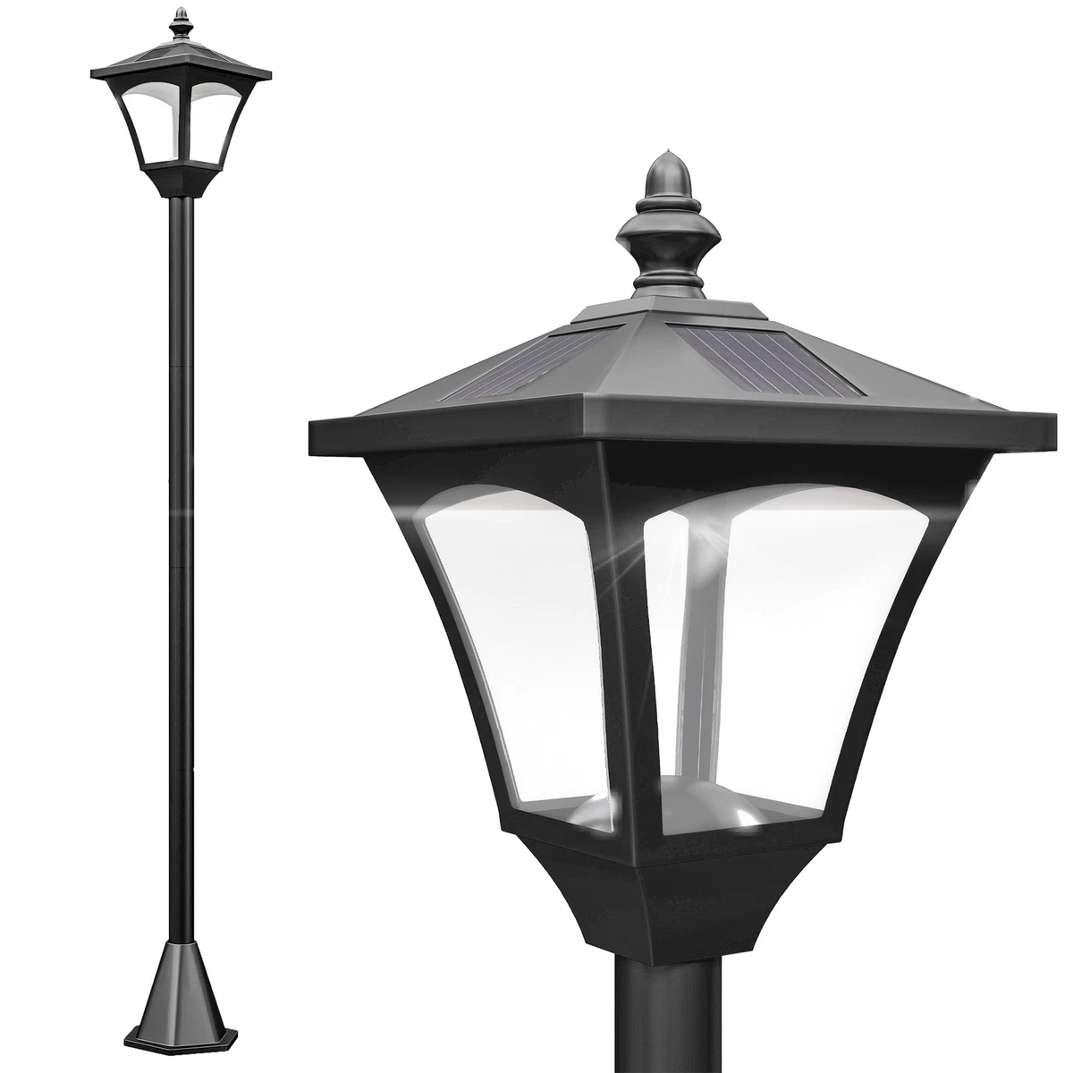 Solar Laterne Vintage – Wasserdichte Gartenleuchte Mit Warmem Licht, IP67