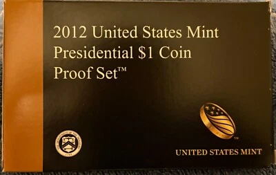 2012 US Mint Presidential Dollar $1 Proof Set OGP with COA-- 4 coins per item - Image 1 of 4