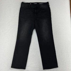 Jeans J Crew Mid Rise anni 90 classico denim dritto nero lavaggio taglia 30 (34,5x28,5) - Foto 1 di 12