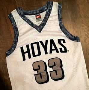 VINTAGE Nike Georgetown Hoyas Patrick Ewing Basketball Jersey Mens Medium 40 EUC - Picture 1 of 9