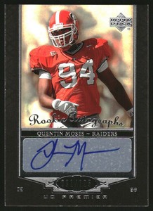 2007 Upper Deck Premier #125 Quentin Moses Rookie Autograph /225