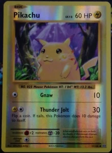 Pikachu Reverse Holo 35/108 Evolutions Pokemon Card - Foto 1 di 2