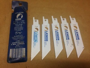 Lenox 20552-418R 4" x 3/4" x .035" Reciprocating Saw Blades 5 Packs USA - Picture 1 of 4