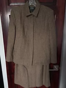 Vintage Lauren Ralph Lauren 2-teiliges kariertes Wollblazer Rock Set Größe 16W - Bild 1 von 7