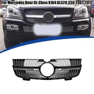 Rejilla de parachoques para Mercedes Benz Clase GL X164 GL320 350 2007-2012 estilo diamantes Foto 1 de 4