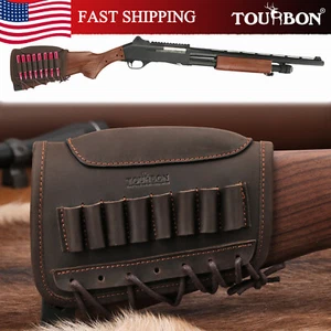 TOURBON Hunting Cheek Rest Riser Rifle Cartridges Ammo Holster Buttstock Sleeve - Picture 1 of 24