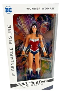 Figura de Mujer Maravilla Flexible 8" de la Liga de la Justicia de la Cruz de Nueva Jersey - Imagen 1 de 2
