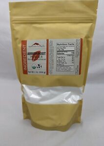 NWT. ARROWROOT POWDER NET WEIGHT 1 LB  IN A SEALED POUCH.