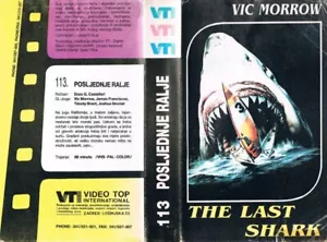 DER LETZTE HAI (1981) JAMES FRANCISCUS - VIC MORROW - YUGOSLAVIAN VHS - Bild 1 von 1