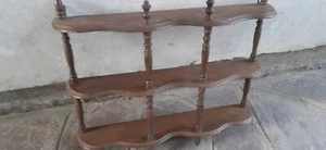 ✅💯espositore bacheca vintage porta oggetti o musicassette in legno vintage - Foto 1 di 8