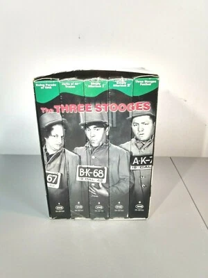 The Three Stooges Collector Series (VHS collection 5 VHS Tapes 1998)  - Image 1 of 4