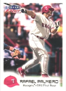 2000 Fleer Focus #177 Rafael Palmeiro Texas Rangers Baseballkarte - Bild 1 von 2