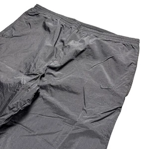 Vintage Nike Sweatpant Womens M White Tag Lined Windbreaker Ankle Zip Pocket 90s - Picture 1 of 16